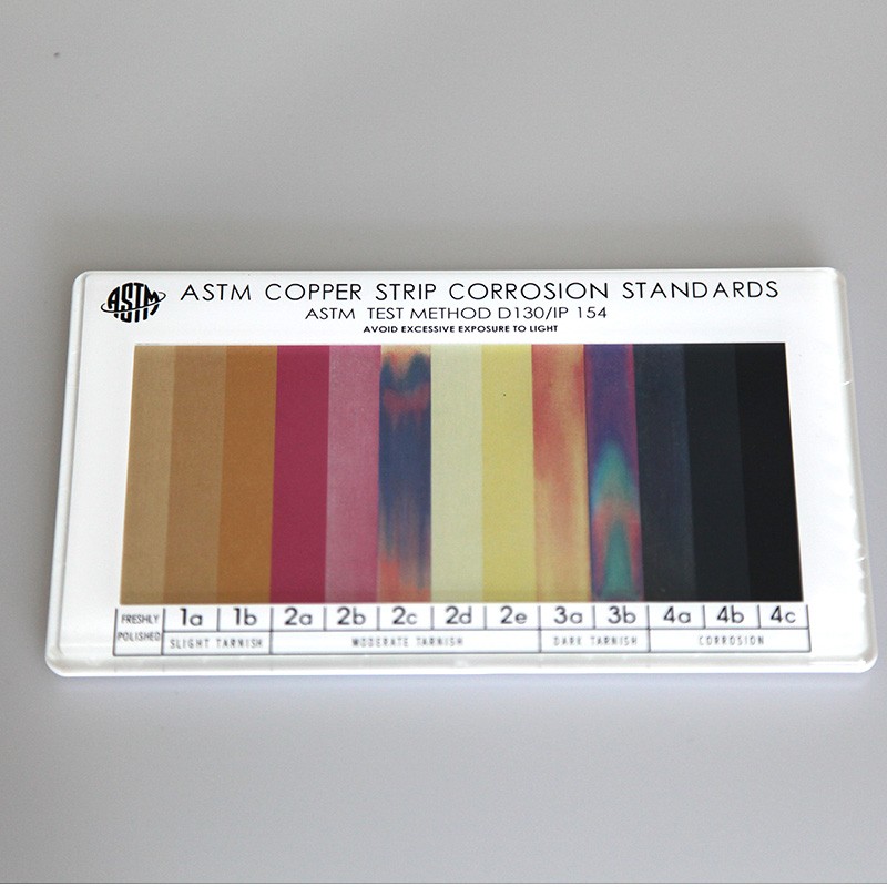 ASTM Copper Strip Corrosion Standards Colorimetric Board