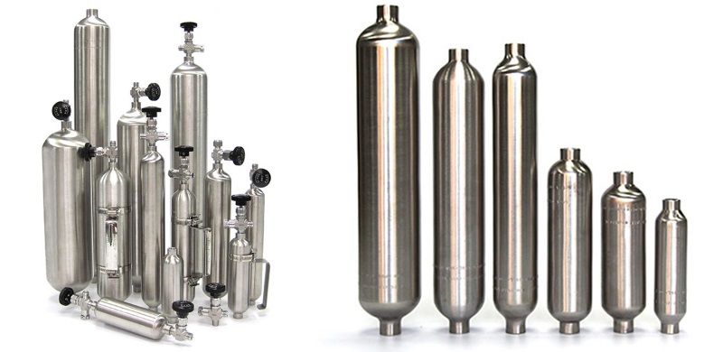 sample bomb cylinder