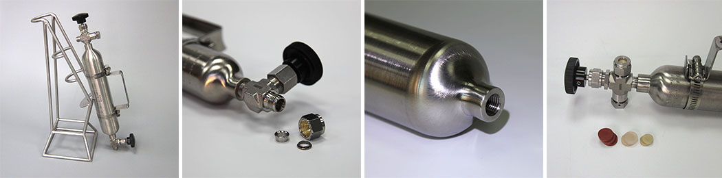 Stainless steel sampling cylinder