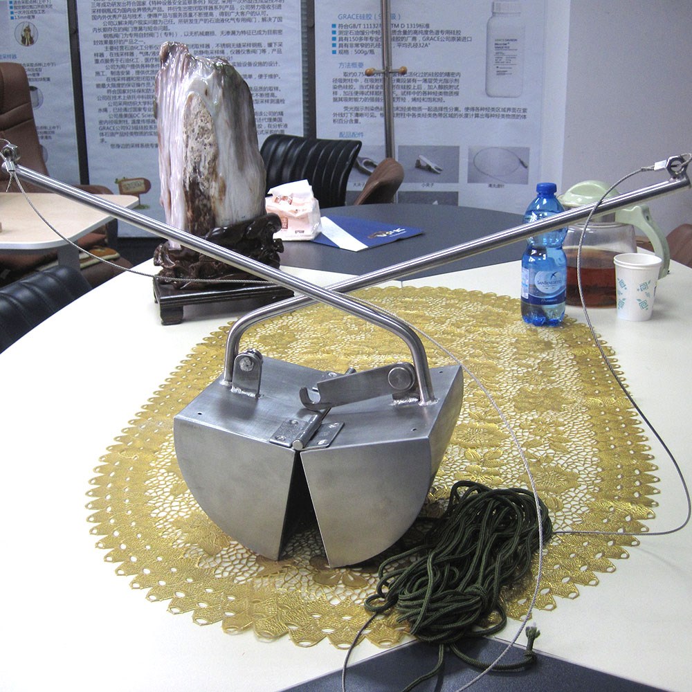 Grab-Type Sludge Sampler With 20 M Rope, Bottom Mud Grab For Collecting ...