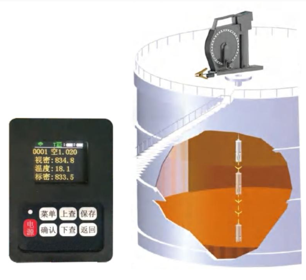 Portable micro-vibrating cylinder digital density meter