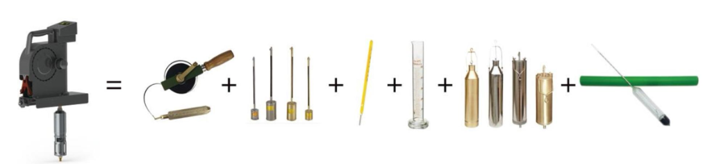 Portable multi-function measuring instrument