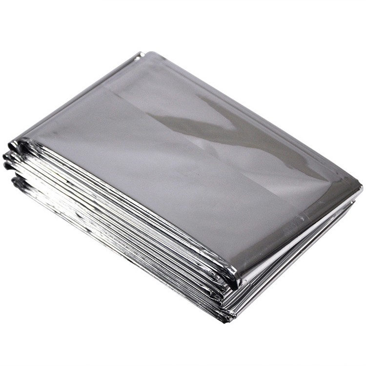 Outdoor Survival Rescue Emergency Silver and Gold Blanket