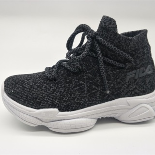 Chaussettes de sport à la mode avec chaussures de sport flyknit pour enfants