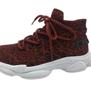 Chaussettes de sport à la mode avec chaussures de sport flyknit pour enfants