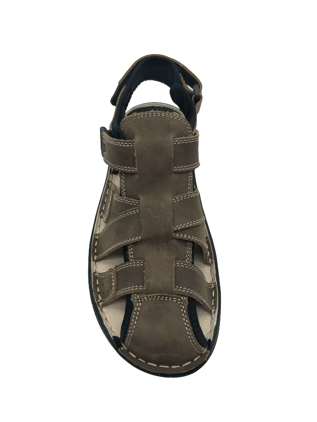 leather beach sandal for men