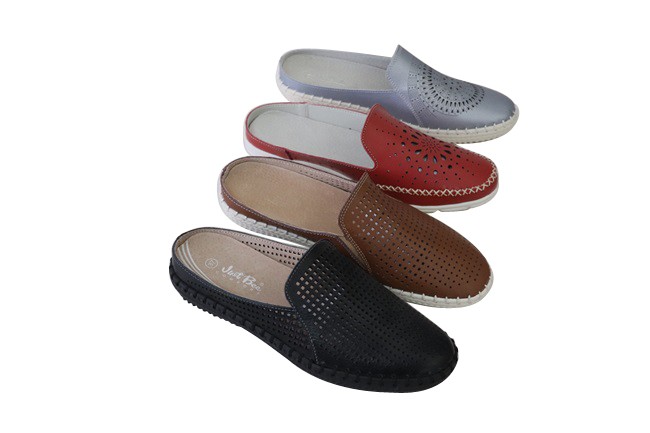 Female Semi Slipper Leather Shoes Manufacturers, Female Semi Slipper Leather Shoes Factory, Supply Female Semi Slipper Leather Shoes
