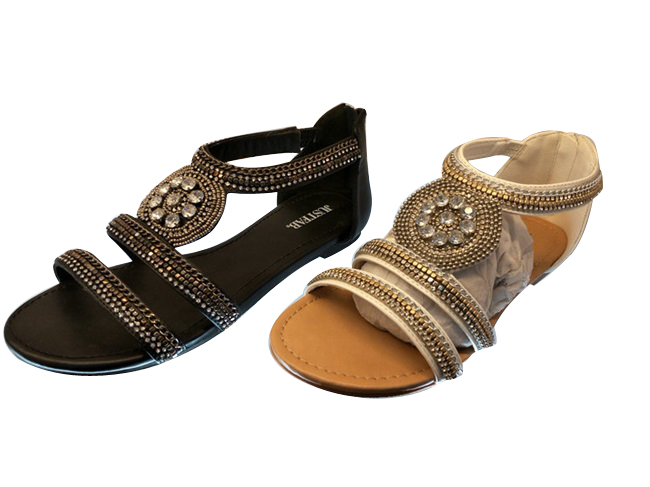 ladies flat sandal