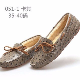 Dernières mocassins femme en cuir pour l'hiver