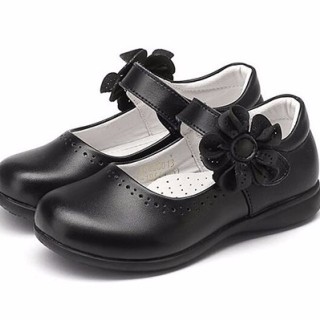 PU école supérieure fille chaussures d'école