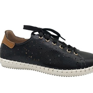 Les dernières chaussures à lacets en cuir décontractées pour femmes