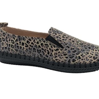 Nouvelle collection chaussures en cuir à enfiler chaussures plates en cuir pour femmes