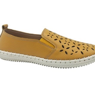 Chaussures en cuir véritable confortables pour femmes Chaussures en cuir plates pour dames