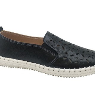 Chaussures en cuir véritable confortables pour femmes Chaussures en cuir plates pour dames