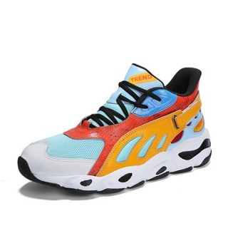 Nouveau design respirant chaussures de sport femmes / hommes, chaussures de sport décontracté papa en gros