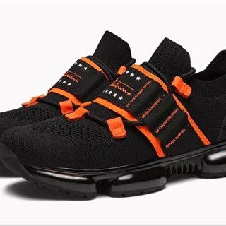 Nouvelle collection entiers véritable coussin d'air flykniting sport chaussures mode casual chaussures pour hommes