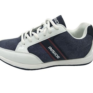 2019 nouvelle toile de conception simple avec des chaussures de sport en PU supérieure pour hommes