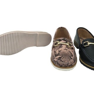 Mocassins d'été confortables en cuir véritable, femmes souples, boucles, chaussures plates tout-aller