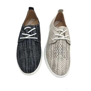 Nouveau mode en cuir verni lacer les chaussures femmes chaussures plates occasionnels pour dames