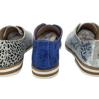 Best selling lace up soft comfort genuine leather women flat casual shoes