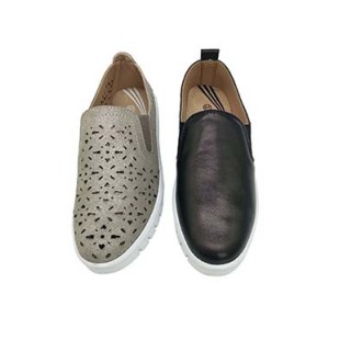 Nouvelle collection de chaussures en cuir véritable multicolores pour femmes