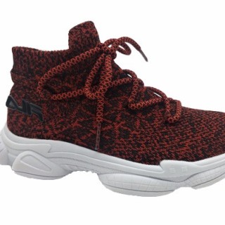 Chaussettes de sport à la mode avec chaussures de sport flyknit pour enfants