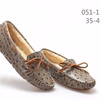 Dernières mocassins femme en cuir pour l'hiver