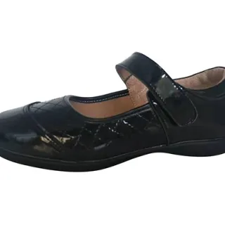 Scarpe da scuola per ragazze in pelle di azione Scarpe da scuola in pelle per ragazze di alta qualità in pelle nera