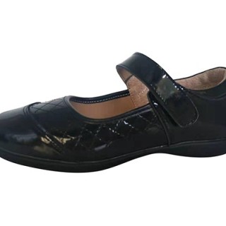 Action Leather School Girl Shoes Meilleure qualité en cuir confortable Black Girls Leather School Shoes Chaussures Habillées