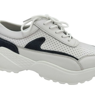 Genuine Leather Women Platform Sneakers Fashion Casual Sneakers For Women