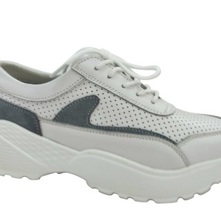 Genuine Leather Women Platform Sneakers Fashion Casual Sneakers For Women