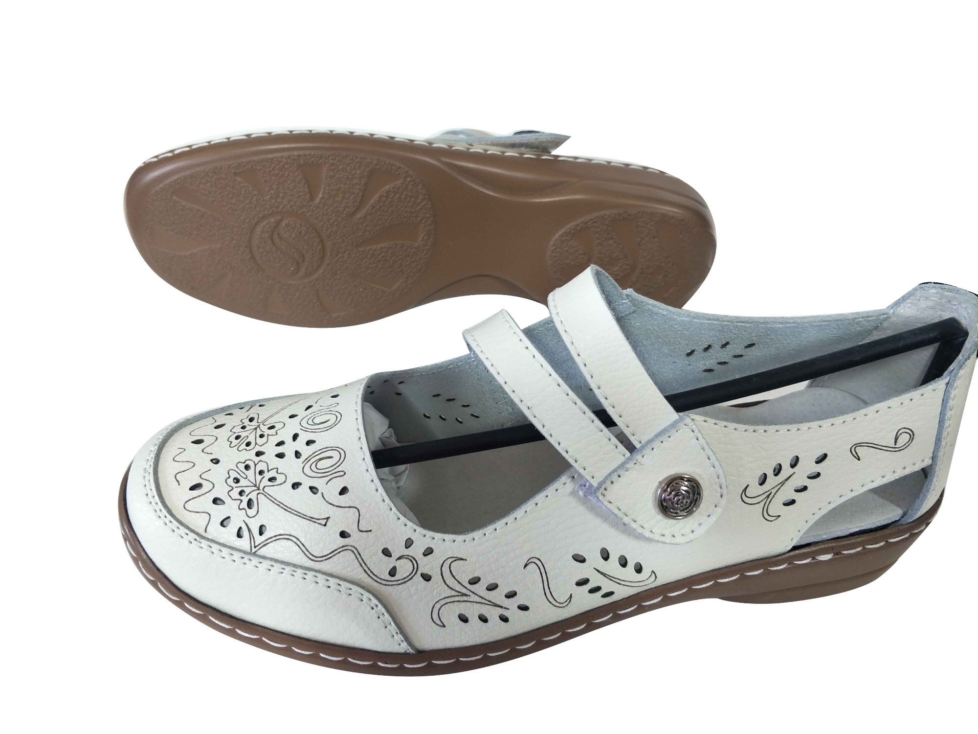 Female hollow out baotou summer leather shoes comfortable soft sandal Manufacturers, Female hollow out baotou summer leather shoes comfortable soft sandal Factory, Supply Female hollow out baotou summer leather shoes comfortable soft sandal