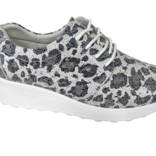 New design custom leather sneaker women casual fashion leather shoes