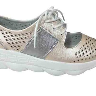 New design hollow out women leather shoes comfortable soft casual sandal