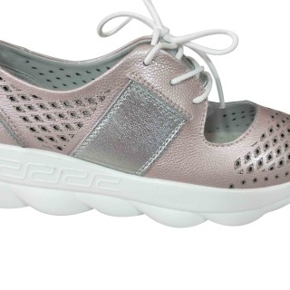 New design hollow out women leather shoes comfortable soft casual sandal