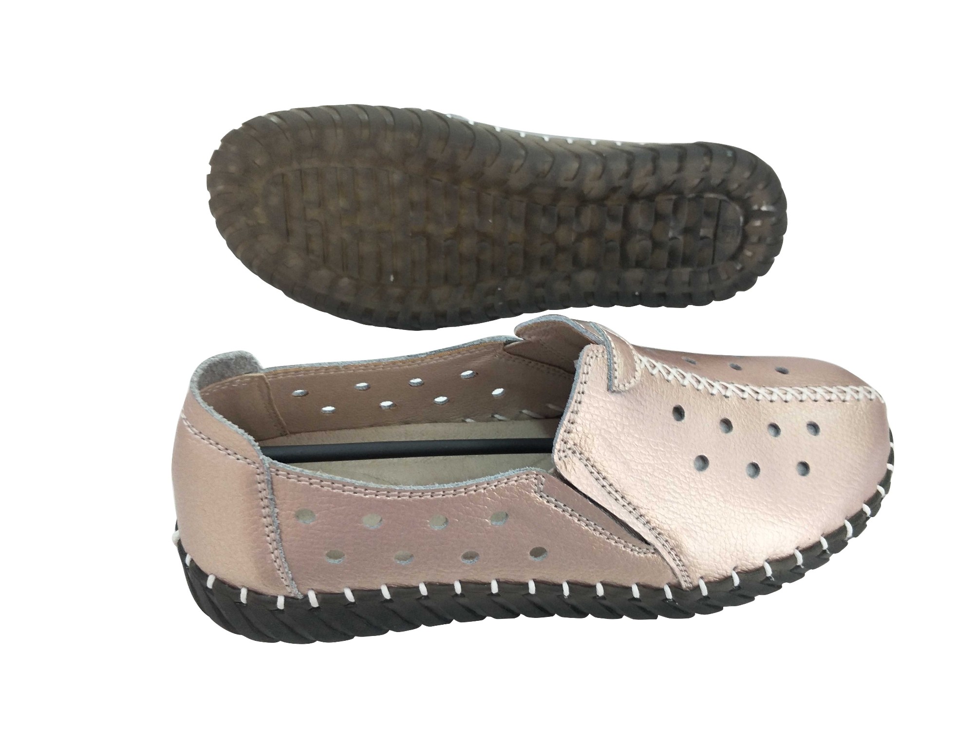 Hand-made leather hollow-out sandal women slip on causal flat shoes Manufacturers, Hand-made leather hollow-out sandal women slip on causal flat shoes Factory, Supply Hand-made leather hollow-out sandal women slip on causal flat shoes