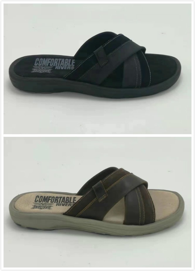 New model Men's leather sandal casual sandal in good quliaty