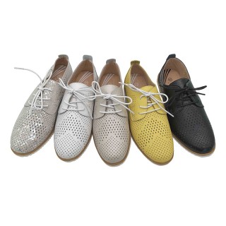 Leather Dad Sneakers For Women Fashion Women flat sole BXLD-02