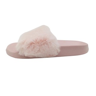 Sandales pour femmes en fourrure de renard, fourrure personnalisée est la bienvenue, en fourrure et semelle eva