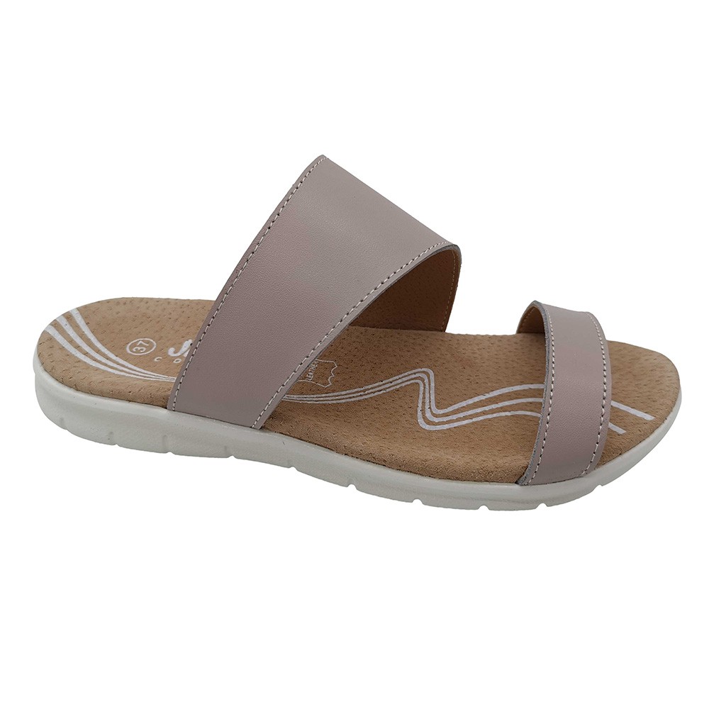 Women's leather slide sandal, pig skin footbed, comfortable Manufacturers, Women's leather slide sandal, pig skin footbed, comfortable Factory, Supply Women's leather slide sandal, pig skin footbed, comfortable