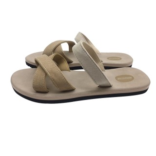 Sandale plate décontractée pour femmes, douce, confortable