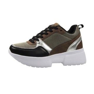 Sneaker chaude pour femmes avec maille / maille supérieure, chaussures de sport