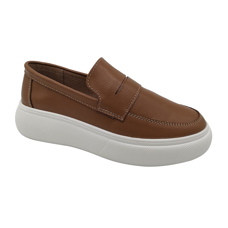 Latest Women's Loafers with action leather upper and pu outsole