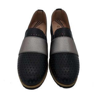 Dernières chaussures en cuir Lady (semelles plates et confortables pour l'ajustement)