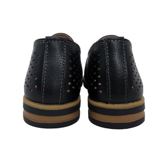 Dernières chaussures en cuir Lady (semelles plates et confortables pour l'ajustement)