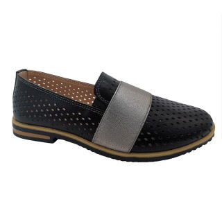 Dernières chaussures en cuir Lady (semelles plates et confortables pour l'ajustement)