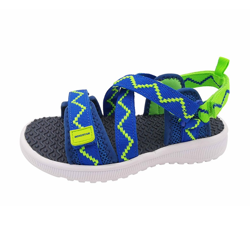 Kids Sandal with webbon tape upper and EVA outsole, soft and comfortable Manufacturers, Kids Sandal with webbon tape upper and EVA outsole, soft and comfortable Factory, Supply Kids Sandal with webbon tape upper and EVA outsole, soft and comfortable