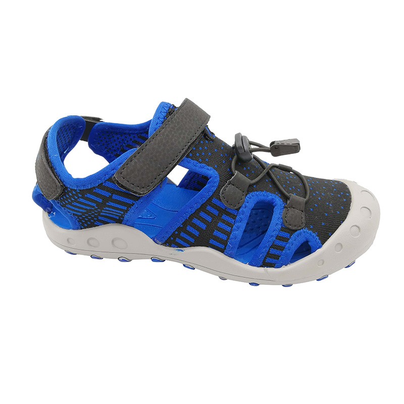 Latest Summer 2021 Kids Sandals with fly knit upper and Rubber outsole Manufacturers, Latest Summer 2021 Kids Sandals with fly knit upper and Rubber outsole Factory, Supply Latest Summer 2021 Kids Sandals with fly knit upper and Rubber outsole