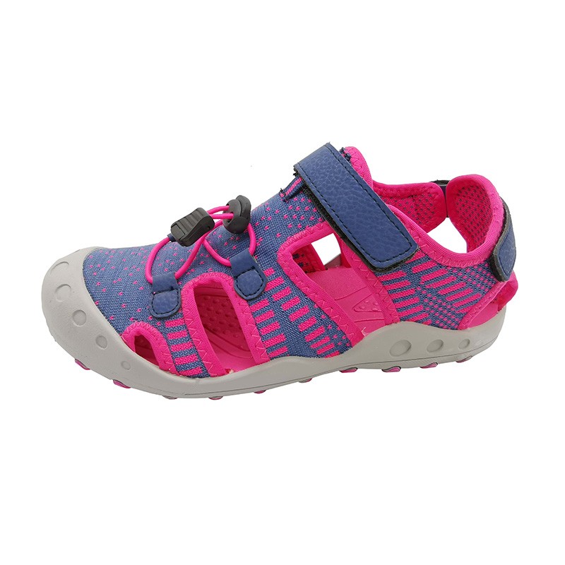 Latest Summer 2021 Kids Sandals with fly knit upper and Rubber outsole