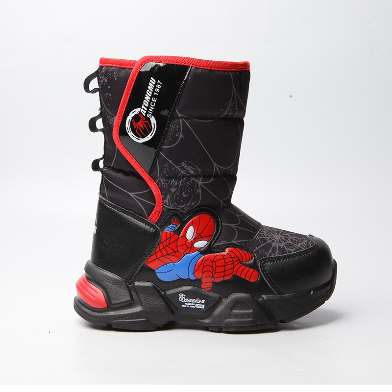 FW2021 Children's winter boots with cartoon image for boys